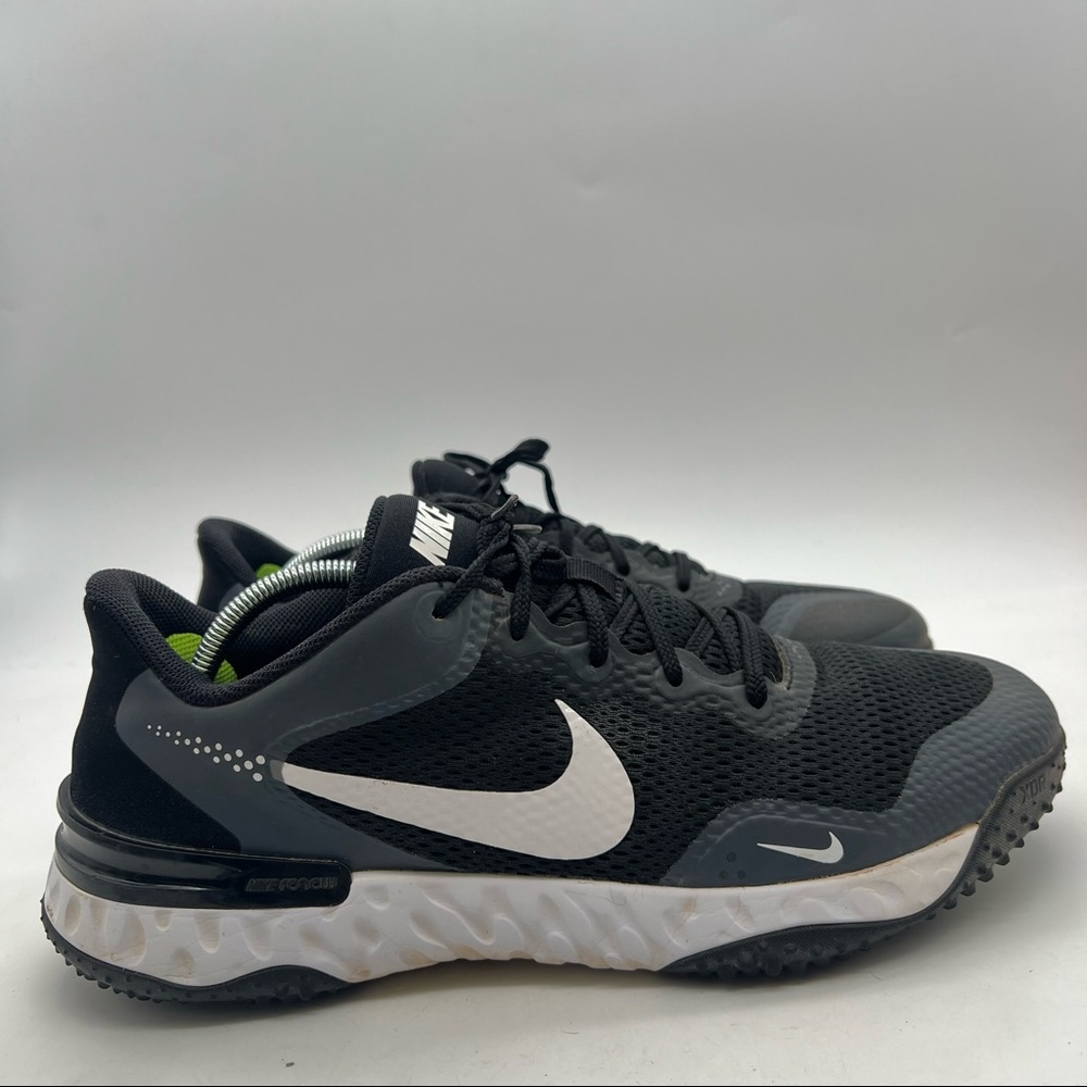 Nike Alpha Men’s Size 12 Huarache Elite 3 Turf Smoke Grey Black CK0748-003. - Picture 9 of 11